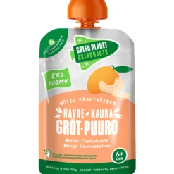 Kaurapuuro Green Planet Astronauts 100 g pähkinäinen mango luomu 6 kk+