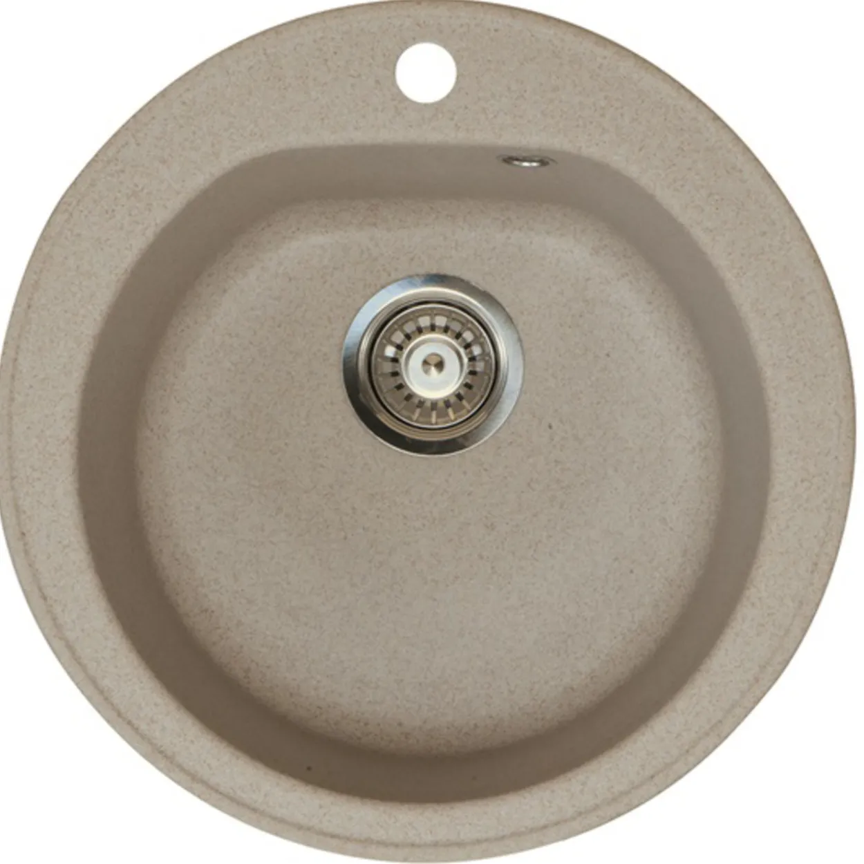 Keittiöallas Aqualine Ø 510 mm X-Granit hiekanvärinen