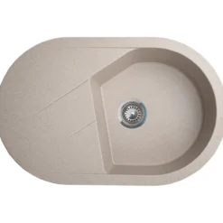 Keittiöallas Aqualine M 780 x 500 mm X-Granit hiekanvärinen