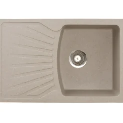 Keittiöallas Aqualine 770 x 500 mm X-Granit hiekanvärinen