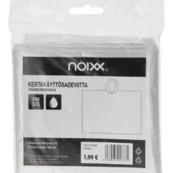 Kertakäyttösadeviitta noixx kirkas