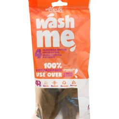 Kestoaterimet Wash Me 12 kpl musta