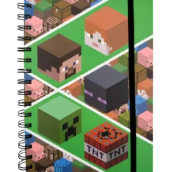 Kierremuistikirja A5 Minecraft