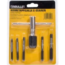 Kierretappisarja Finbullet 6-osainen 5/6/7/8/10mm