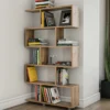 Kirjahylly Chic Home 90 x 22 x 156 cm Elina ruskea