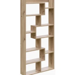 Kirjahylly Chic Home 90 x 22 x 182 cm Kukka ruskea