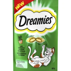 Kissanherkku Dreamies 60 g kissanminttu