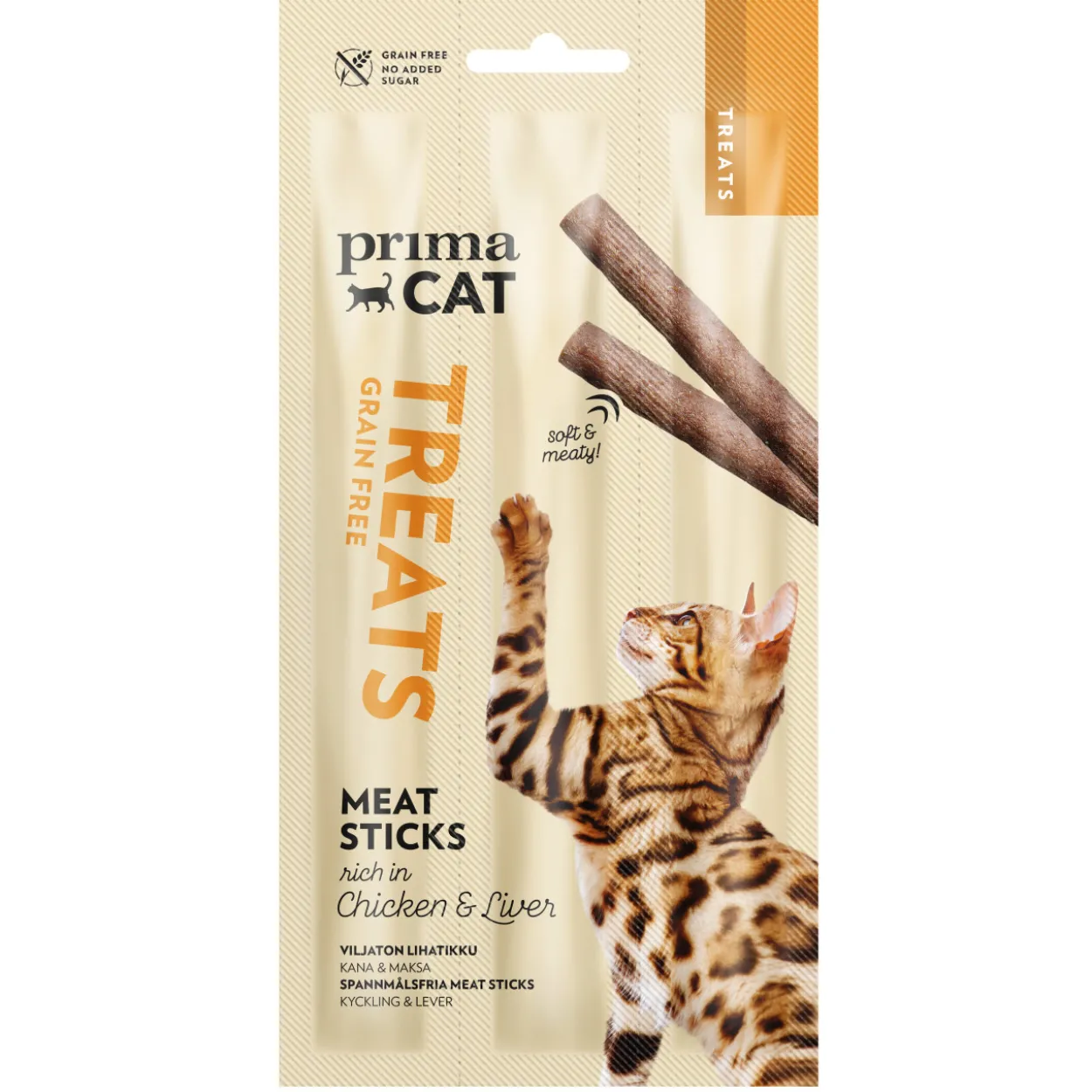 Kissanherkku PrimaCat 15 g Meat Stick kana-maksa