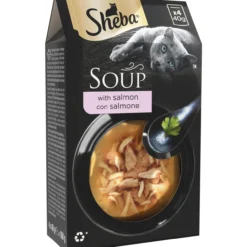 Kissanherkku Sheba 4 x 40 g Soup lohi