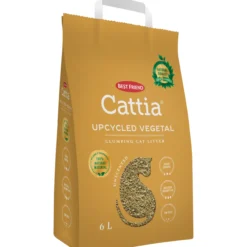 Kissanhiekka Best Friend 6 l Cattia Upcycled Vegetal