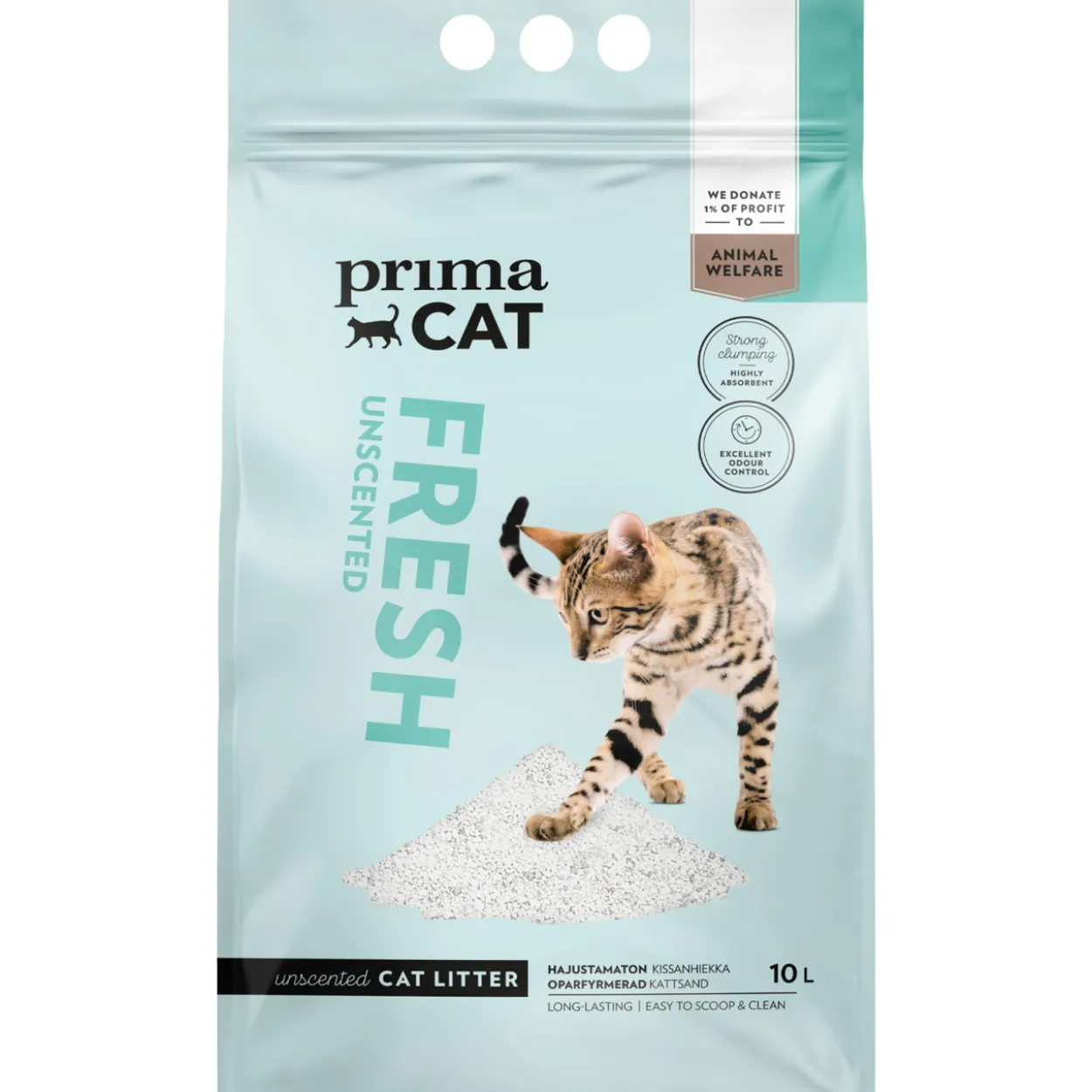 Kissanhiekka PrimaCat 10 l Fresh Unscented