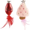 Kissanlelu Real Cat 2 kpl X-mas joulukuusi ja valo