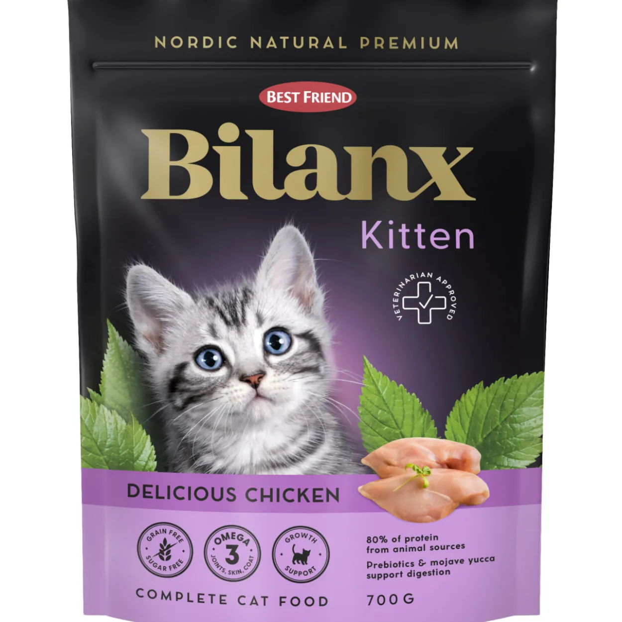 Kissanruoka Best Friend 700 g Bilanx Kitten kana kissanpennuille