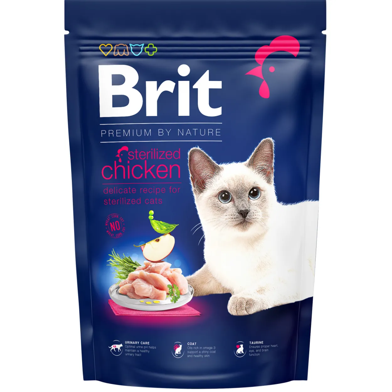 Kissanruoka Brit Premium 1,5 kg kanaa steriloiduille kissoille
