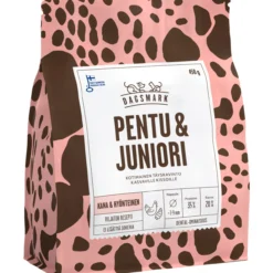 Kissanruoka Dagsmark 450 g Pentu & juniori kana-hyönteinen