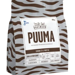Kissanruoka Dagsmark 450 g Puuma kana-hyönteinen senioreille