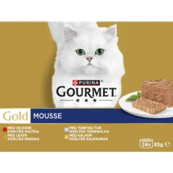 Kissanruoka Gourmet 24 x 85 g Gold mousselajitelma