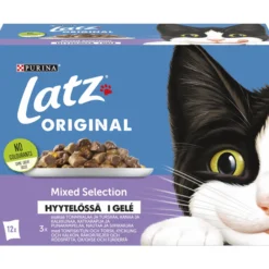 Kissanruoka Latz 12 x 85 g Original Mixed Selection hyytelössä