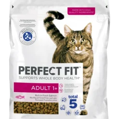 Kissanruoka Perfect Fit 750 g Adult lohi