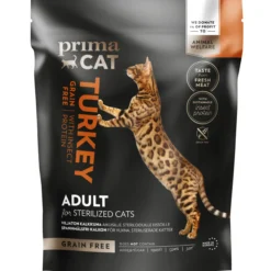 Kissanruoka PrimaCat 1,4 kg viljaton kalkkuna stereriloiduille kissoille