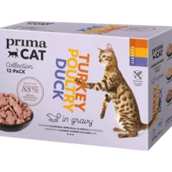 Kissanruoka PrimaCat 12 x 85 g Classic siipikarja-mix kastikkeessa