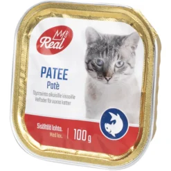 Kissanruoka Real Cat 100 g patee paloja hyytelössä