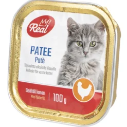 Kissanruoka Real Cat 100 g patee paloja hyytelössä