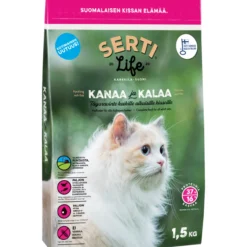 Kissanruoka SertiLife 1,5 kg kana & kala