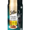 Kissanruoka Sheba 6 x 50 g Fresh & Fine siipikarjalajitelma hyytelössä