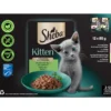 Kissanruoka Sheba 12 x 85 g Kitten kana & lohi kastikkeessa