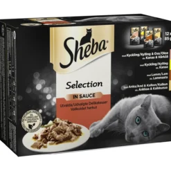 Kissanruoka Sheba 12 x 85 g Select Slices kastikkeessa