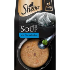 Kissanruoka Sheba 4 x 40 g Soup tonnikala