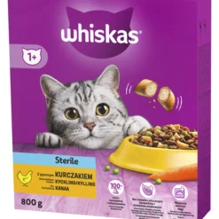 Kissanruoka Whiskas 800 g 1+ Sterile Kanaa