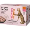 Kissaruoka PrimaCat 12 x 85 g Classic Kastikelajitelma monipakkaus steriloiduille kissoille