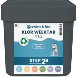 Klooritabletit Swim & Fun WeekTab 200 g 5 kg