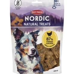 Koiran herkku Best Friend 100 g Nordic Natural Treats kana