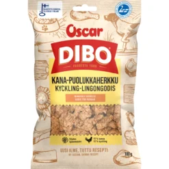 Koiranherkku Dibo 100 g kana-puolukkaherkku