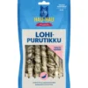 Koiran herkku Hau-Hau Champion 100 g lohipurutikku