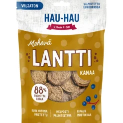 Koiran herkku Hau-Hau 140 g Mehevä lantti kanaa