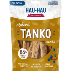 Koiran herkku Hau-Hau 140 g Mehevä Tanko kanaa
