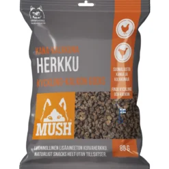 Koiran herkku Mush 80 g kana-kalkkunaherkku