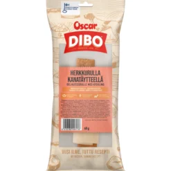 Koiran herkkurulla Dibo 80 g kanatäytteellä