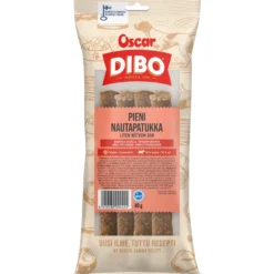 Koiran nautapatukka Dibo 4 kpl 80 g pieni