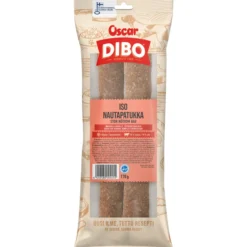 Koiran nautapatukka Dibo 2 kpl 170 g iso
