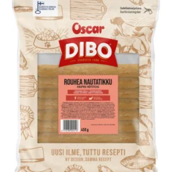 Koiran puruherkku Dibo 20 kpl 450 g rouhea nautatikku