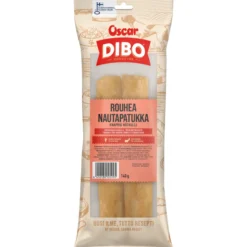 Koiran puruherkku Dibo 2 kpl 140 g rouhea nautapatukka