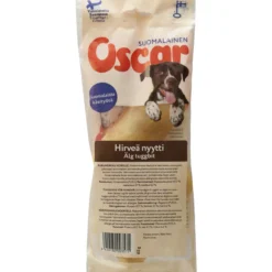 Koiran puruherkku Oscar 2 kpl 65 g Hirveä nyytti