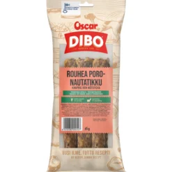 Koiran purutikku Dibo 3 kpl 60 g rouhea poro-nautatikku