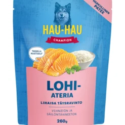 Koiranruoka 260 g Lohi-ateria, annospussi