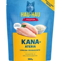 Koiranruoka Hau-Hau 260 g kana-ateria
